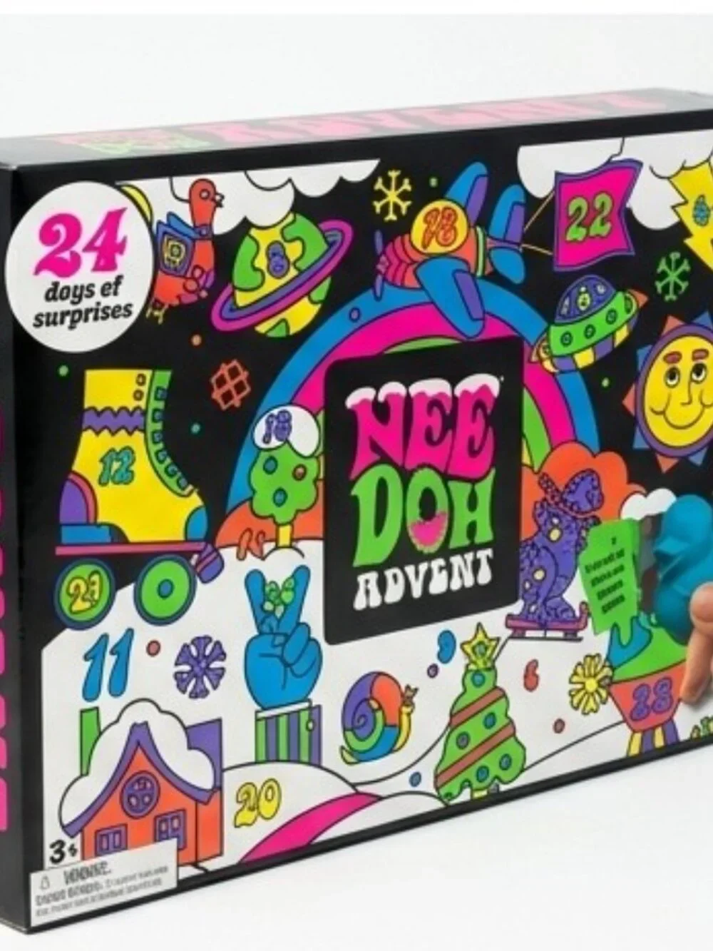 RARE NeeDoh 2026 Advent Calendar 24 Days of Surprises NEW SEALED